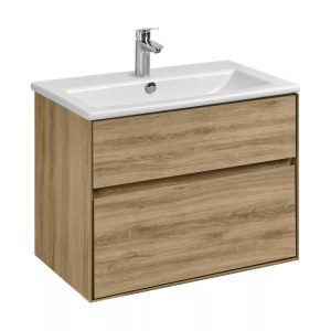 Тумба подвесная Aquaton Либерти 75 с раковиной Элина Дуб Эльвезия 1A2795K0LYC70 Тумба подвесная Aquaton Либерти 75 с раковиной Элина Дуб Эльвезия 1A2795K0LYC70