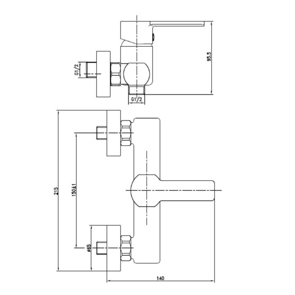 Смеситель для душа Cersanit Smart Хром глянцевый 63049 Смеситель для душа Cersanit Smart Хром глянцевый 63049 — изображение 4