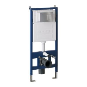 Инсталляция Grossman для скрытого монтажа унитаза + клавиша смыва Classic Хром матовый 97.04.12M