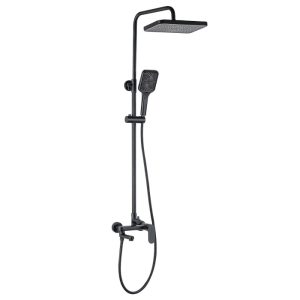 Душевая система Azario Arizona Черный матовый AZ-20BS Душевая система Azario Arizona Черный матовый AZ-20BS
