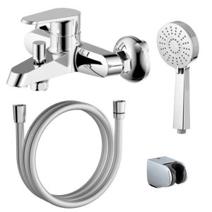 Смеситель для ванны Azario Castelo Хром глянцевый AZ-VJC238274C