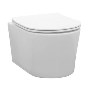 Унитаз подвесной Comforty с крышкой-сиденье Белый глянцевый CF40513R