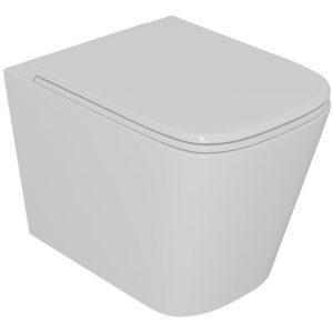 Унитаз подвесной D&K Quadro Белый глянцевый DT1516016