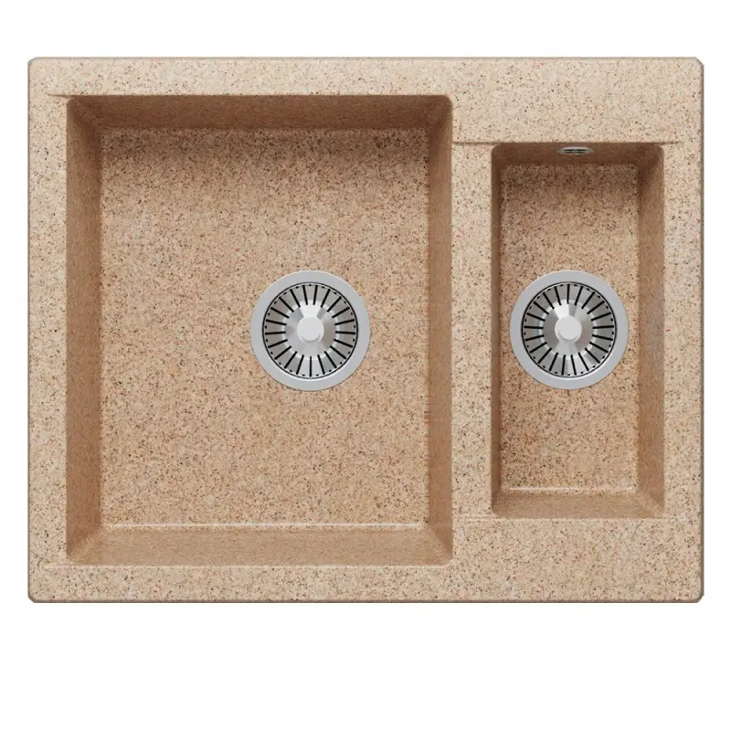 Мойка кухонная Polygran Brig 62 407954 Песочный Мойка кухонная Polygran Brig 62 407954 Песочный