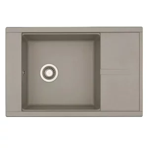 Мойка кухонная Aquaton Делия 78 Серый Шелк 1A715132DE250