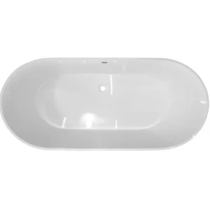 Ванна из литьевого мрамора Эстет Майами 168х78,5 Белый ФР-00003615