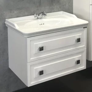 Тумба подвесная Comforty Феррара 80 + раковина Белый 00004151060CF Тумба подвесная Comforty Феррара 80 + раковина Белый 00004151060CF