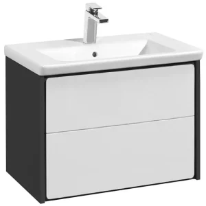 Тумба подвесная Roca Ronda 60 Белый глянцевый / Антрацит ZRU9302963 Тумба подвесная Roca Ronda 60 Белый глянцевый / Антрацит ZRU9302963