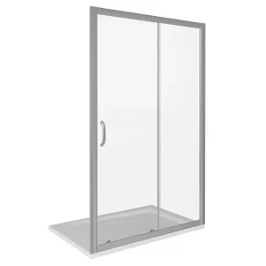 Душевая дверь Bas Infinity 120х185 Хром / Грейп