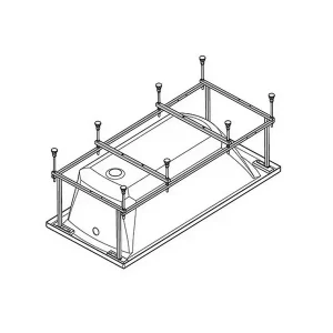 Монтажный комплект Santek Korsika 180х80 Монтажный комплект Santek Korsika 180х80