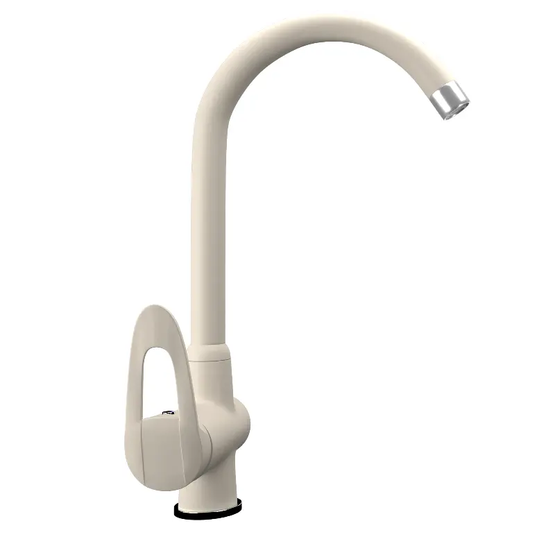 Смеситель для кухни Ulgran Quartz UQ-006-02 Лён Смеситель для кухни Ulgran Quartz UQ-006-02 Лён