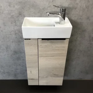 Тумба подвесная Comforty Асти 40 + раковина Дуб дымчатый 00-00000831 Тумба подвесная Comforty Асти 40 + раковина Дуб дымчатый 00-00000831