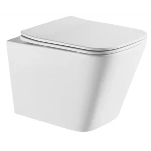 Унитаз подвесной Azario Teramo + с сиденьем Белый AZ-0052-UQ Унитаз подвесной Azario Teramo + с сиденьем Белый AZ-0052-UQ