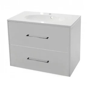 Тумба подвесная Эстет Vegas 80 с раковиной Белый ФР-00003491 Тумба подвесная Эстет Vegas 80 с раковиной Белый ФР-00003491