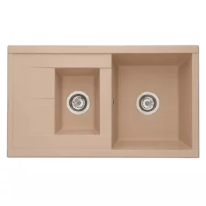 Мойка кухонная Aquaton Делия 87 Латте 1A716232DE260