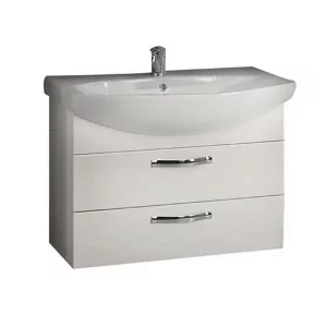 Тумба с раковиной Aquaton Ария 80 M белая 1A1408K0AA010 Тумба с раковиной Aquaton Ария 80 M белая 1A1408K0AA010