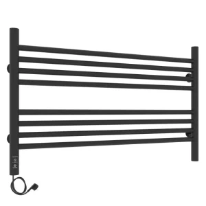 Полотенцесушитель электрический Laris Оливия П8 50х80 левый Черный матовый 73207628 Полотенцесушитель электрический Laris Оливия П8 50х80 левый Черный матовый 73207628