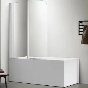 Шторка для ванны Aquatek NFB 100 Хром / Прозрачное AQNFB6222-100