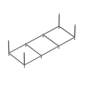 Монтажный набор Roca Line 150х70 (каркас, слив-перелив, креп. к стене, креп. к фрон.)