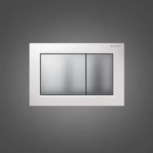 Смывная клавиша Omega 30, белый/хром матовый Смывная клавиша Omega 30, белый/хром матовый