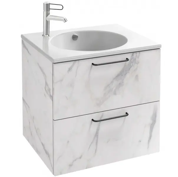 Тумба подвесная Jacob Delafon Odeon Rive Gauche 60 Белый мрамор Тумба подвесная Jacob Delafon Odeon Rive Gauche 60 Белый мрамор