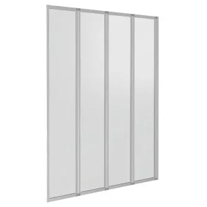 Шторка для ванны Bas Screen 100х140 Хром / Грейп