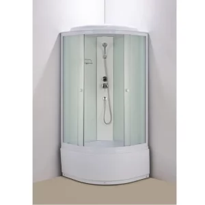 Душевая кабина Водный мир 110х110 ,Хром / Прозрачное, Высокий поддон