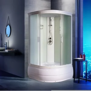 Душевая кабина Водный мир 100х100 Белый / Матовое высокий поддон ВМ8611 100