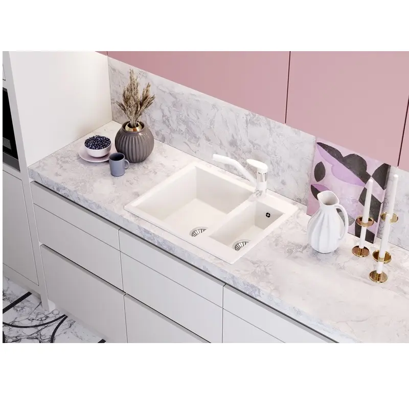 Мойка кухонная Polygran Brig 62 407954 Песочный Мойка кухонная Polygran Brig 62 407954 Песочный — изображение 2