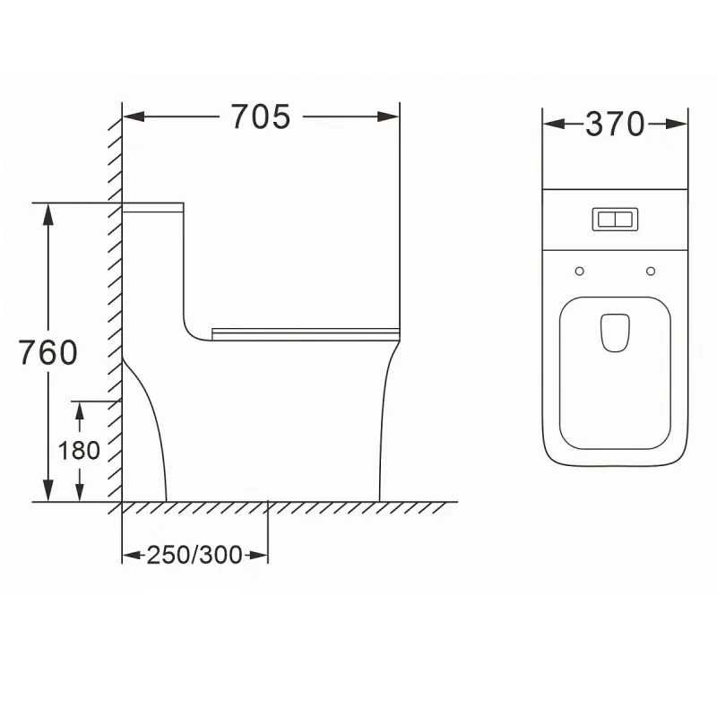 Унитаз-компакт Azario Gressa Белый AZ-1111-G Унитаз-компакт Azario Gressa Белый AZ-1111-G — изображение 3