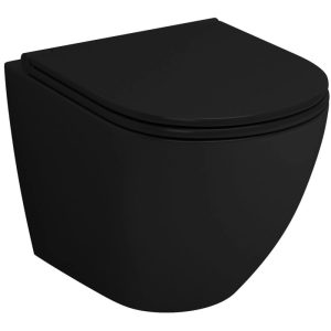 Унитаз подвесной Grossman GR Черный матовый GR-4455BMSQ Унитаз подвесной Grossman GR Черный матовый GR-4455BMSQ