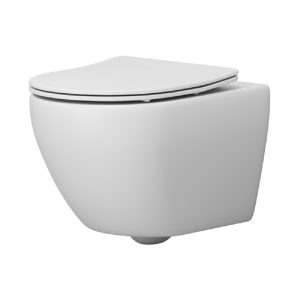 Унитаз подвесной Grossman Tornado с крышкой-сиденье Белый матовый GR-4457MSQ