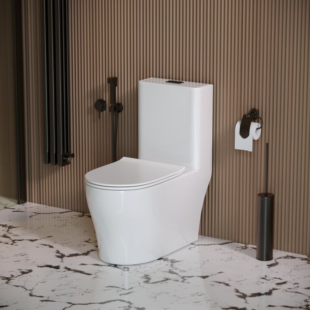 Унитаз-моноблок Grossman Tornado Белый глянцевый GR-4488SQ Унитаз-моноблок Grossman Tornado Белый глянцевый GR-4488SQ — изображение 4