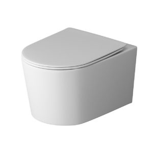 Унитаз подвесной Grossman Tornado с крышкой-сиденье Белый матовый GR-4499MSQ