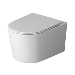 Унитаз подвесной Grossman Tornado с крышкой-сиденье Белый глянцевый GR-4499SQ