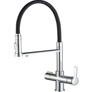 Смеситель для кухни Haiba HB854 Черный / Хром HB76854 Смеситель для кухни Haiba HB854 Черный / Хром HB76854