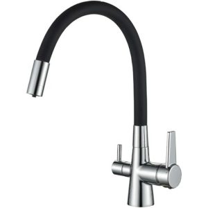 Смеситель для кухни Haiba HB858-7 Черный / Хром HB76858-7 Смеситель для кухни Haiba HB858-7 Черный / Хром HB76858-7