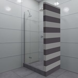 Душевая дверь Triton Бруно 100 Хром / Прозрачное Щ0000053750