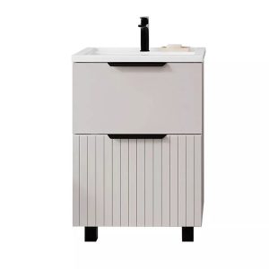 Тумба напольная Viant Сицилия 50 с раковиной Moduo Капучино VSIC50MDCAP-T2Y