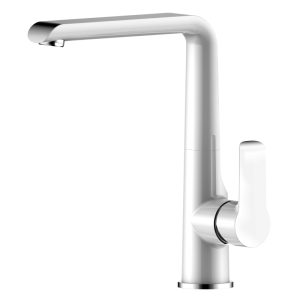 Смеситель для кухни Rossinka W35 Хром / Белый W35-23