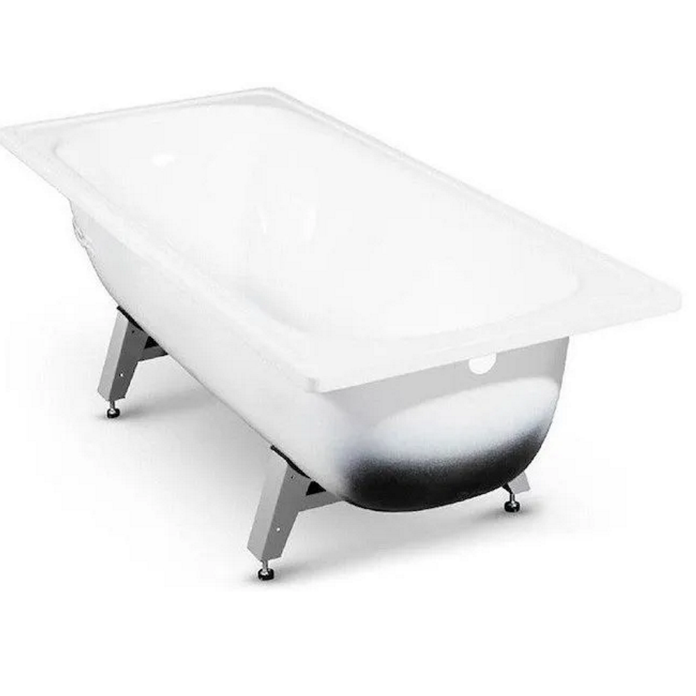 Ванна стальная Виз Antika 160х70 с опорной подставкой Белый глянцевый A-60001 Ванна стальная Виз Antika 160х70 с опорной подставкой Белый глянцевый A-60001 — изображение 2