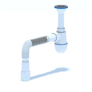 Cифон для мойки с гофрой Ани Пласт 1 1/2"х40 40х40/50 C0115